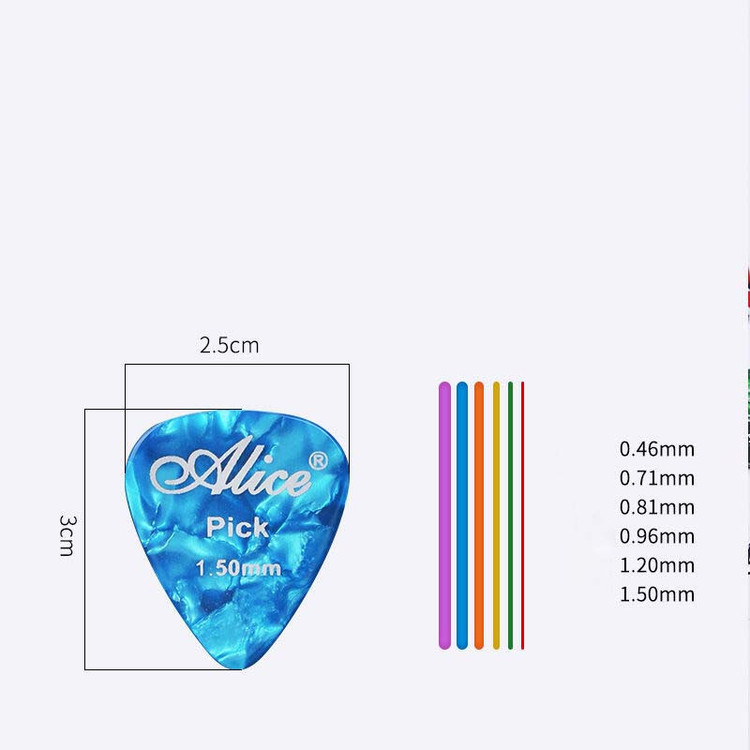 پیک گیتار مدل 0.96m مجموعه 8 عددی