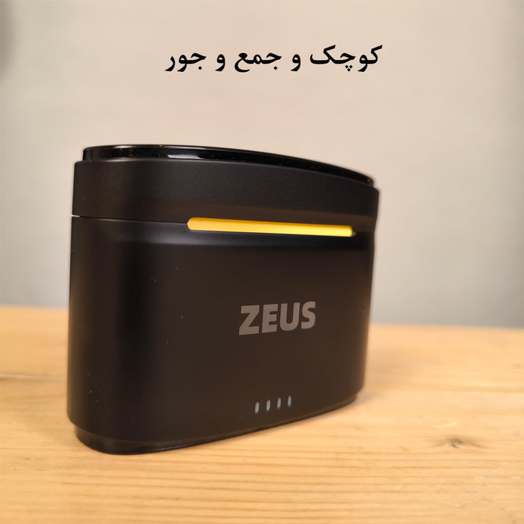ست میکروفن بی سیم زئوس مدل Lavalier Type C - Lightning