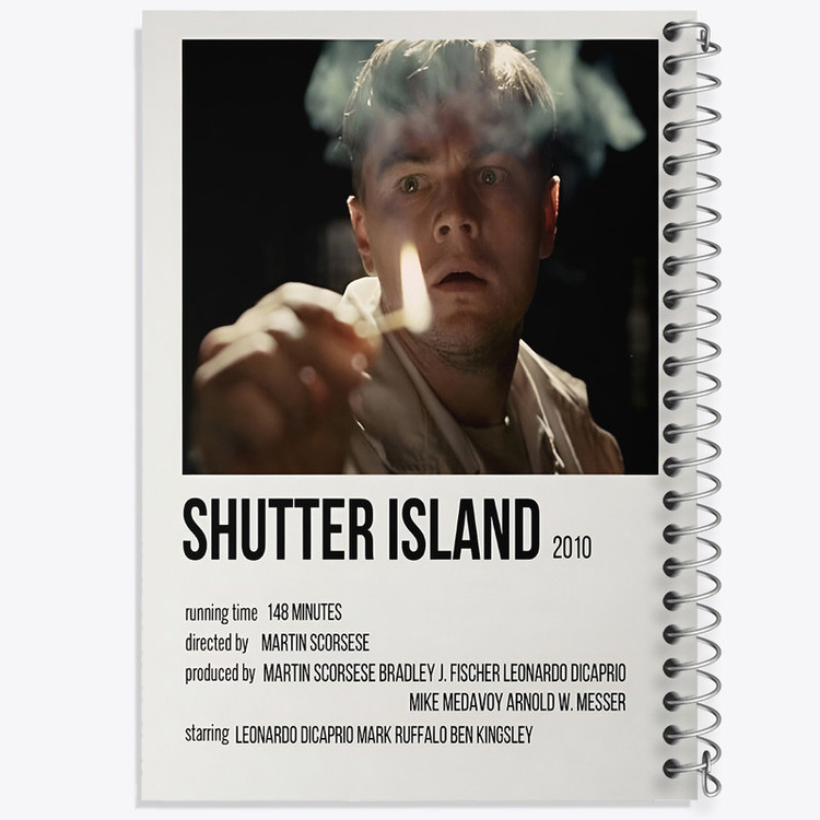 دفتر نقاشی 50 برگ خندالو طرح جزیره شاتر (Shutter Island) کد F12924