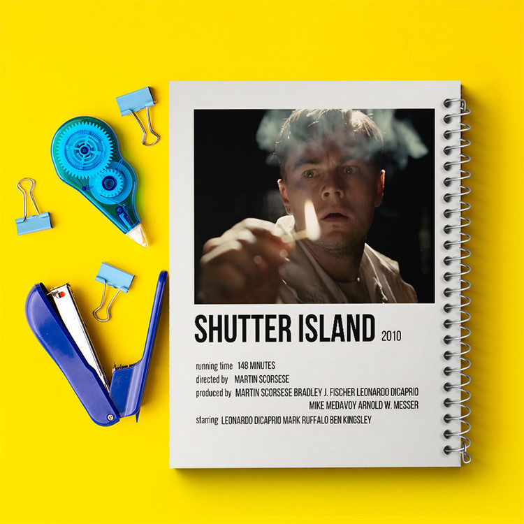 دفتر نقاشی 50 برگ خندالو طرح جزیره شاتر (Shutter Island) کد F12924