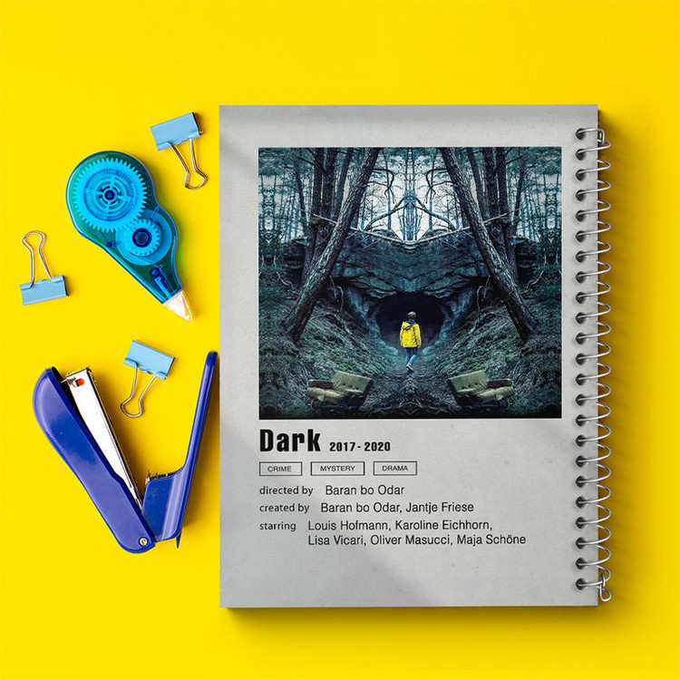 دفتر نقاشی 50 برگ خندالو طرح دارک (Dark) کد F11275