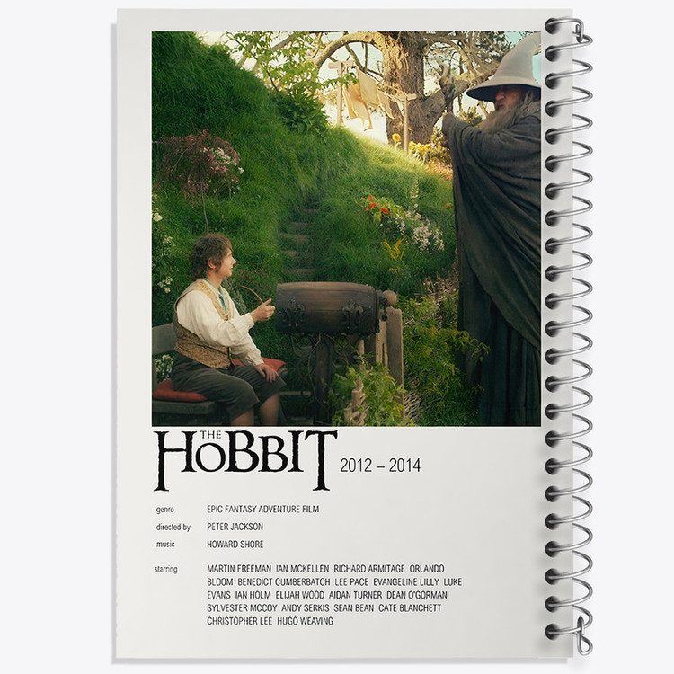 دفتر مشق 50 برگ خندالو طرح هابیت ها (The Hobbit) کد F13294