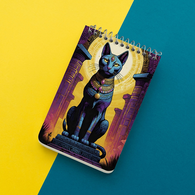 دفتر یادداشت 50 برگ خندالو طرح آنوبیس (Anubis) کد F4660