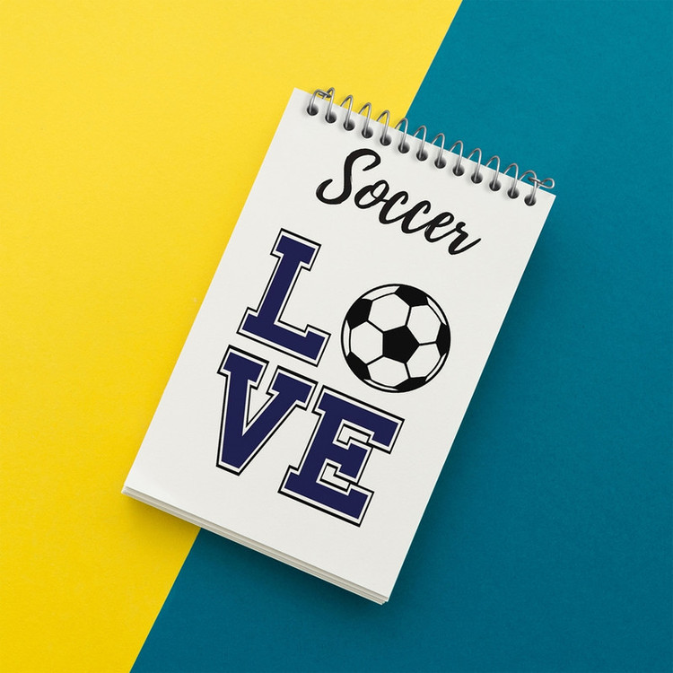 دفتر یادداشت 50 برگ خندالو مدل فوتبال Football کد 25978