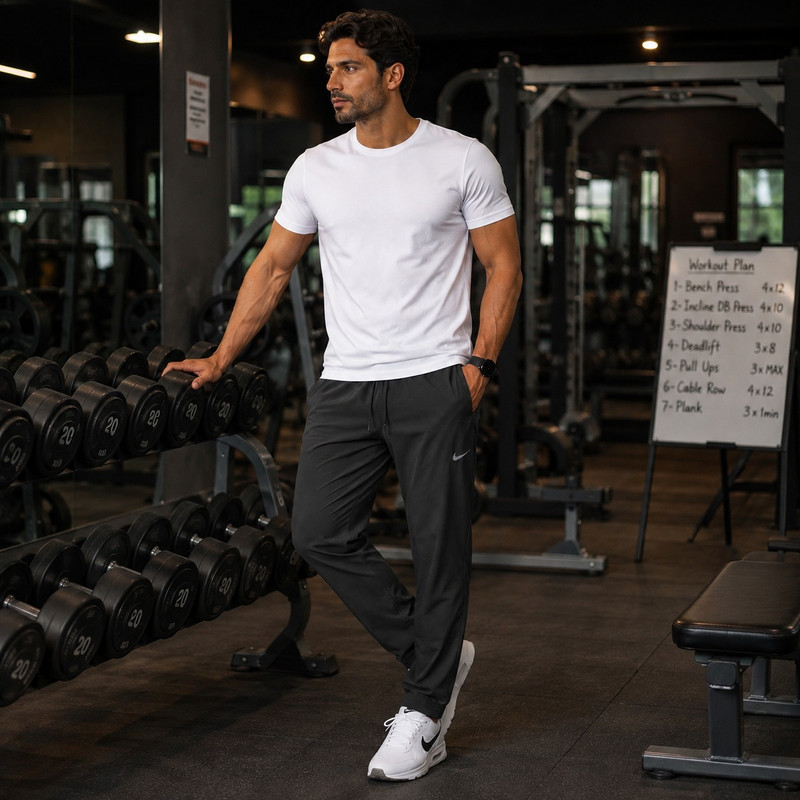 شلوار ورزشی ایکس پروداکتس مدل Niki Fit با فیت معمولی، کمر کشی، جنس آیرو خارجی، فاق متوسط و طراحی ساده مناسب استفاده ورزش و روزمره