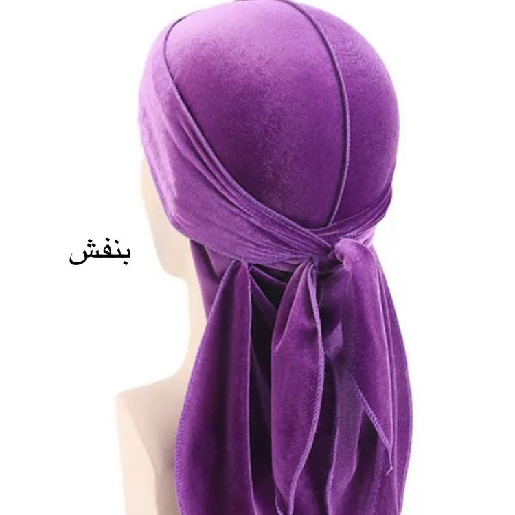 دستمال سر و گردن مدل دورگ مخملی