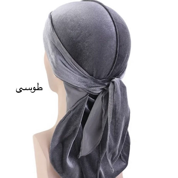 دستمال سر و گردن مدل دورگ مخملی
