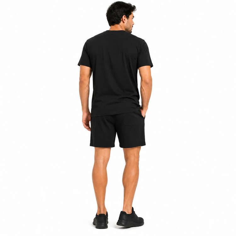 ست تیشرت آستین کوتاه و شلوارک ورزشی مردانه مدل Casual