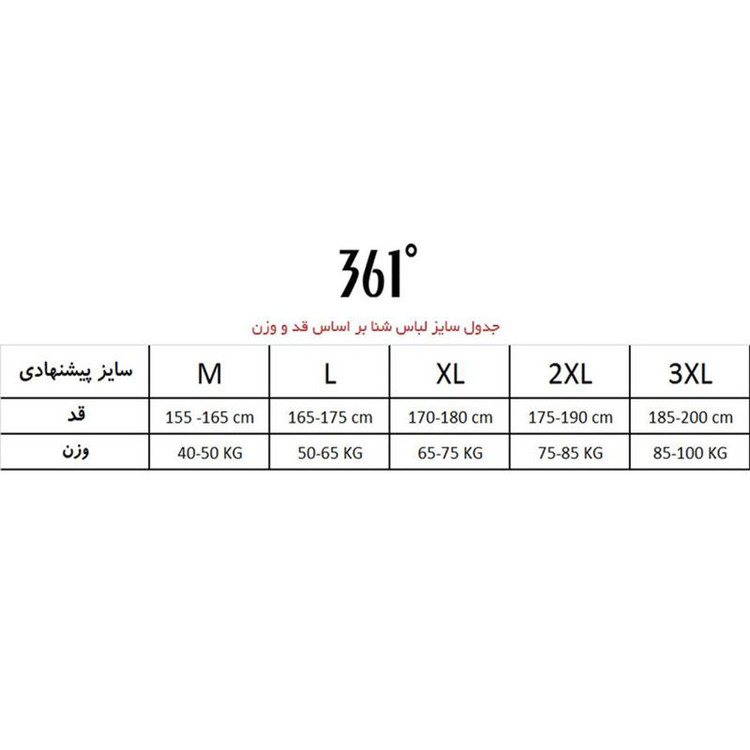 مایو مردانه 361 درجه مدل SLY224203-1