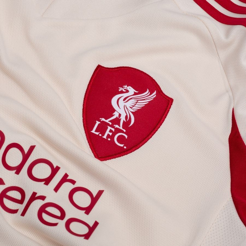 ست تیشرت آستین کوتاه و شلوارک ورزشی مردانه مدل لیورپول Away 2026