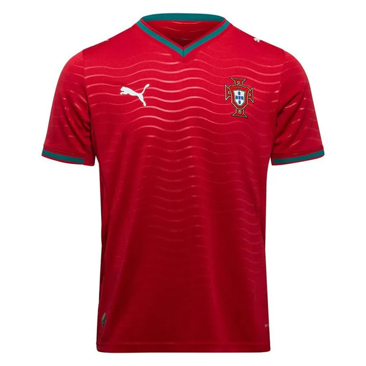 ست تیشرت آستین کوتاه و شلوارک ورزشی مردانه مدل پرتغال Home WC 2026