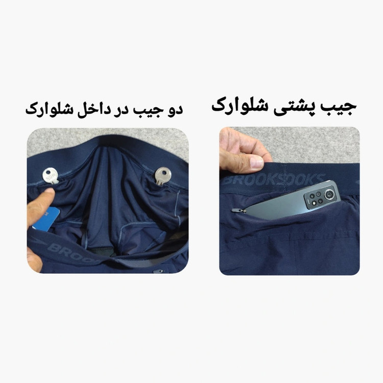 شلوارک ورزشی زنانه بروکس مدل BR 19796756