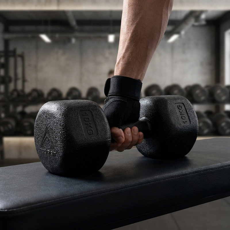 دمبل رادیس فیت مدل DUM-Fit 10000 Single وزن 10 کیلوگرم