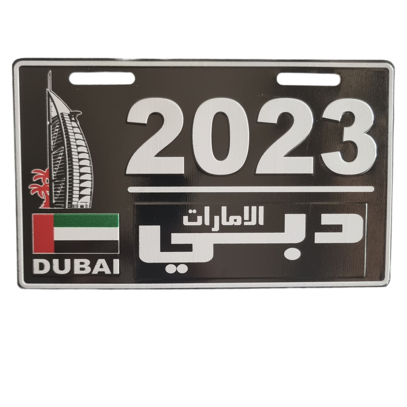 پلاک تزئینی دوچرخه طرح DUBAI