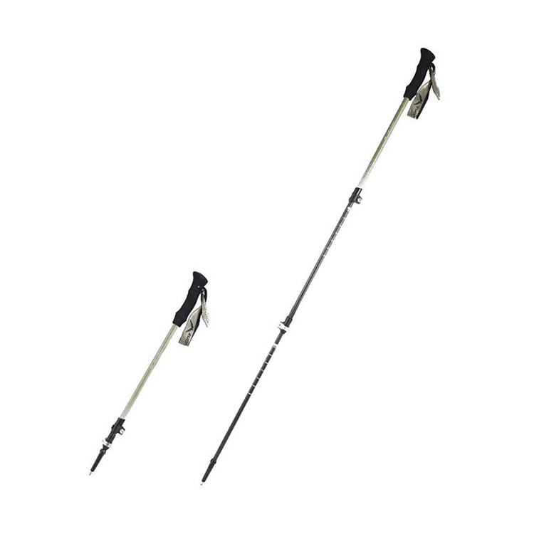 عصای کوهنوردی اسنو هاوک مدل SN-T0115 بسته دو عددی با جنس کربن و ارتفاع قابل تنظیم