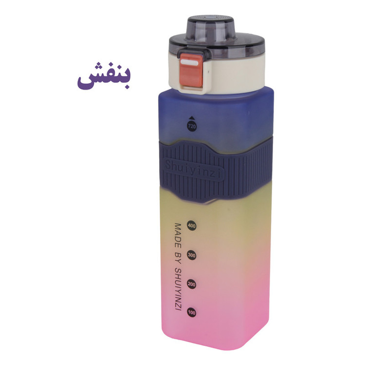 قمقمه ورزشی مدل اکریلیک گنجایش 0.720 لیتر
