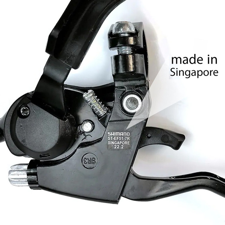 دسته دنده دوچرخه شیمانو مدل EF-51 SINGAPORE سه در هفت سرعت