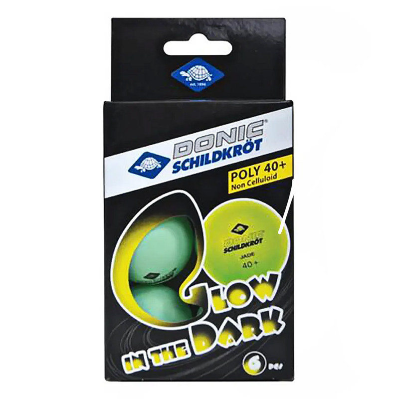 توپ پینگ پنگ دانیک شیلدکروت مدل 40+ G-W بسته 6 عددی