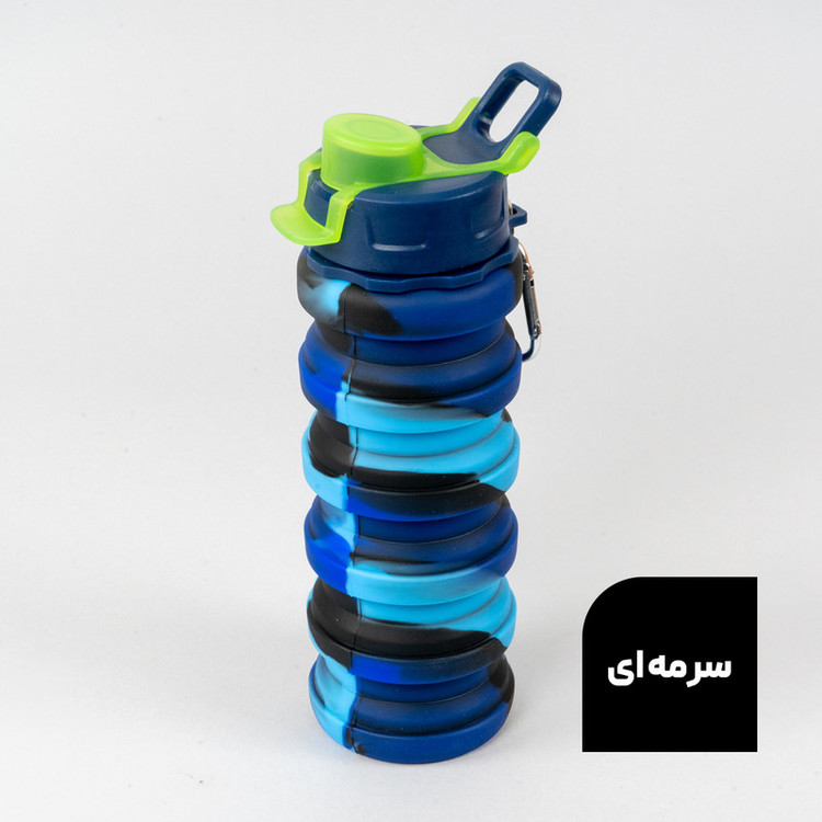 قمقمه مدل سیلیکونی تاشو V-one گنجایش 0.5 لیتر