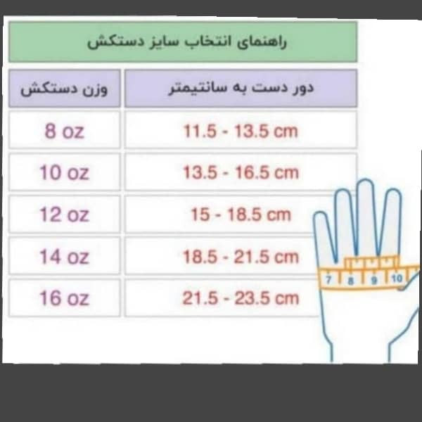 دستکش بوکس مدل VOLTRAN 2025