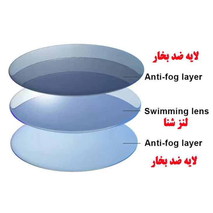 عینک شنا مدل سیلیکونی کد 31