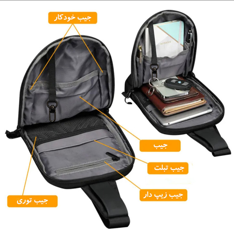 کیف کراس بادی دیکمپ مدل TRAVEL-058
