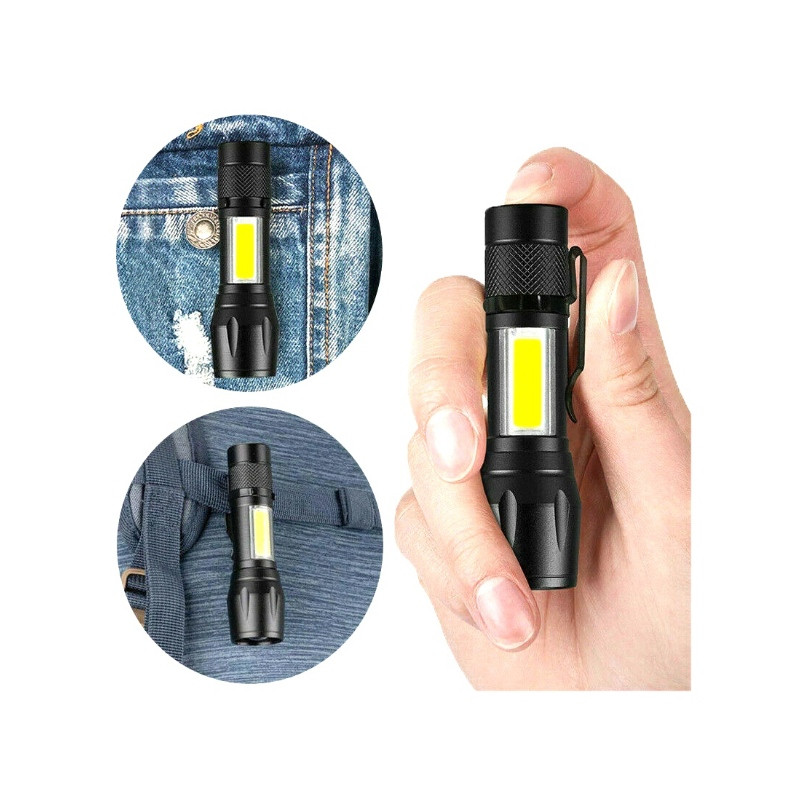چراغ قوه دستی مدل UV filtering با نور بنفش