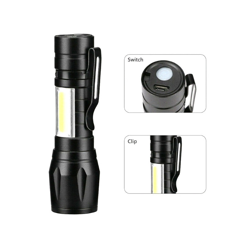 چراغ قوه دستی مدل UV filtering با نور بنفش