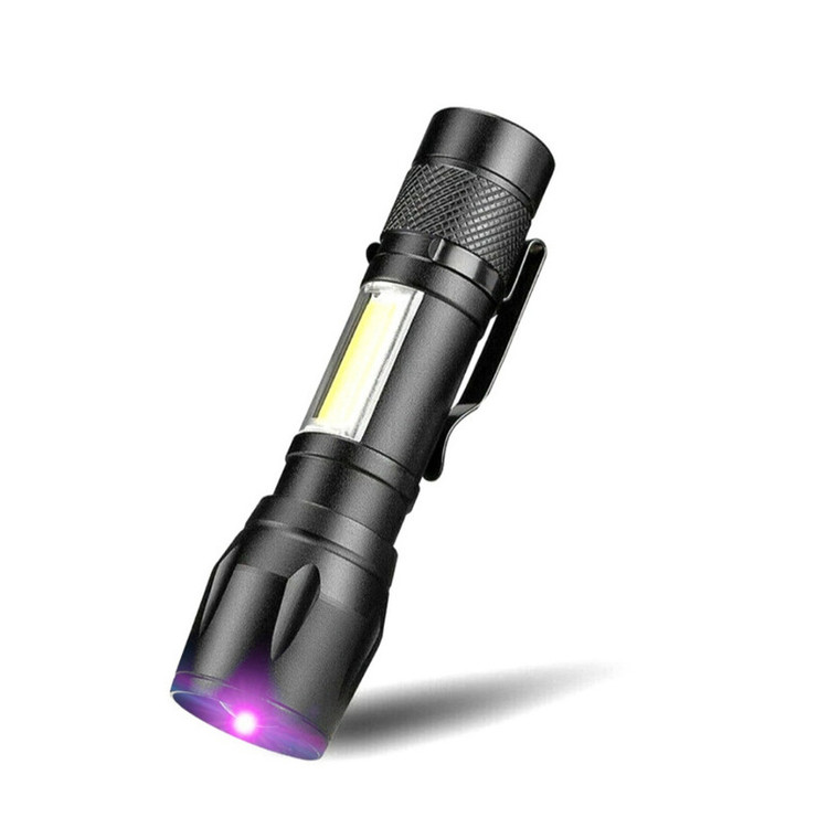 چراغ قوه دستی مدل UV filtering با نور بنفش