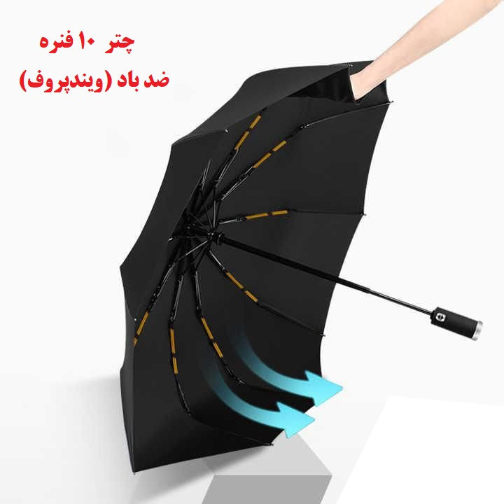 چتر مدل چراغ قوه دار شاهی