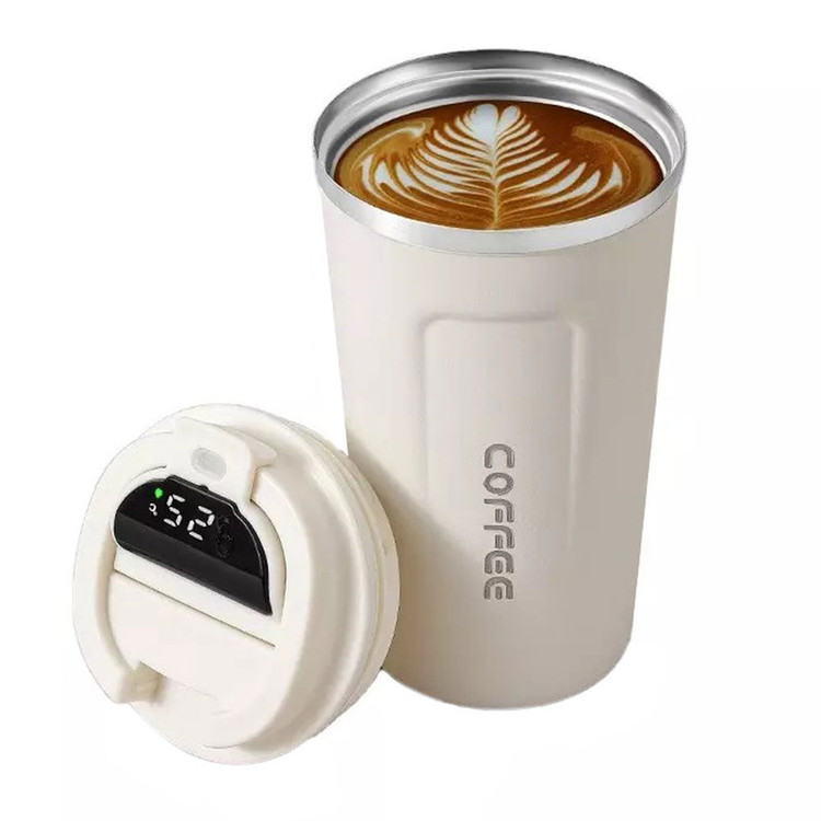 ماگ سفری مدل هوشمند Coffee 1002 گنجایش 0.51 لیتر