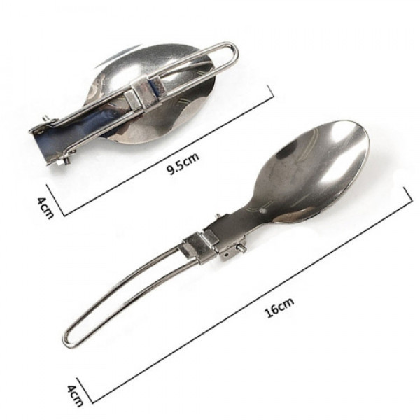 قاشق و چنگال سفری مدل M-569 مجموعه 3 عددی