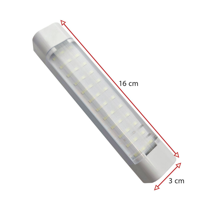 چراغ قوه مدل خطی مگنتی کد 16cm با نور سفید