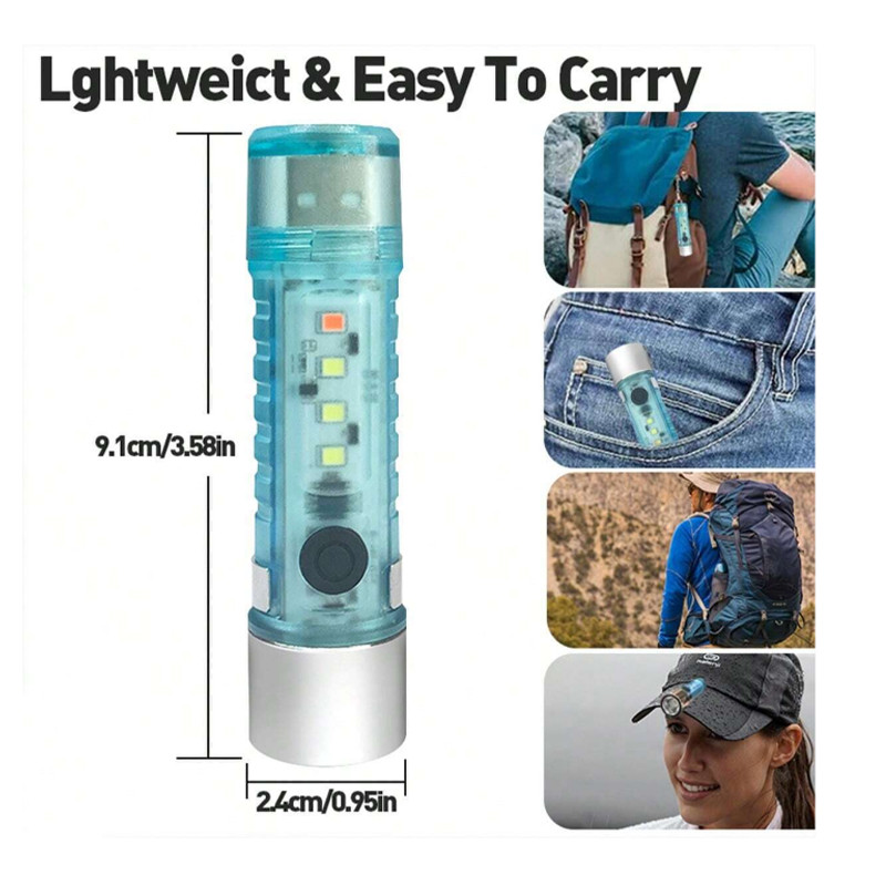 چراغ قوه دستی مدل شارژی کد USB ZJ-023