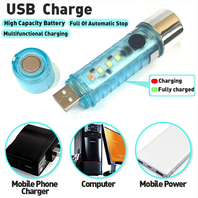 چراغ قوه دستی مدل شارژی کد USB ZJ-023