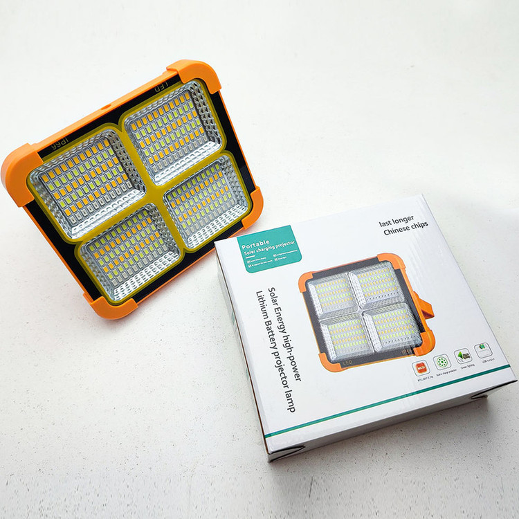 نورافکن دستی مدل سولار خورشیدی IP66 کد 50X