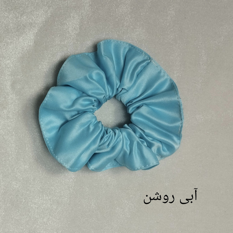 چشم بند خواب مدل ساتن گاما به همراه روبالشتی و اسکرانچی مو