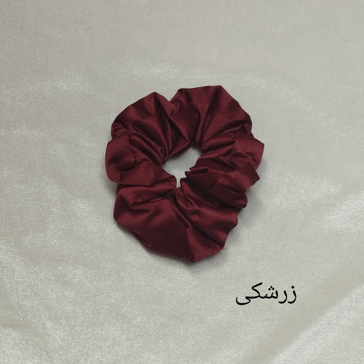 چشم بند خواب مدل ساتن گاما به همراه روبالشتی و اسکرانچی مو