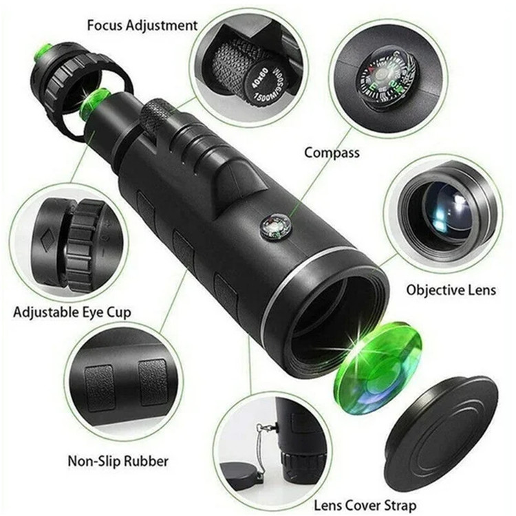 دوربین تک چشمی بوشنل مدل 40X60-9500M