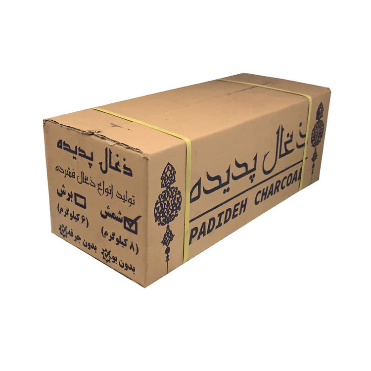 زغال فشرده پدیده مدل شمش کد PCH-82 وزن 8 کیلوگرم