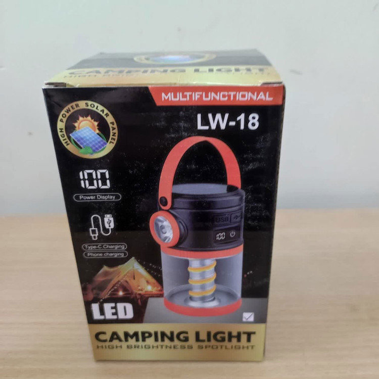 چراغ کمپینگ مدل LW-18 پاور بانک دار