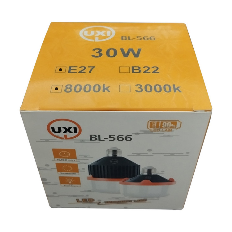 چراغ اضطراری یو ایکس آی مدل هوشمند کد BL-566 30W مجموعه 2 عددی