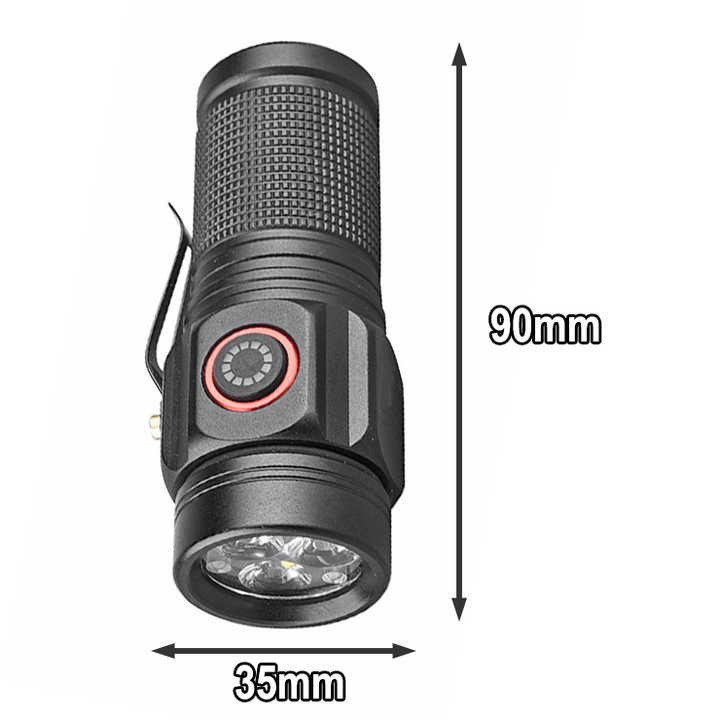 چراغ قوه دستی مدل W5182 با نور مهتابی