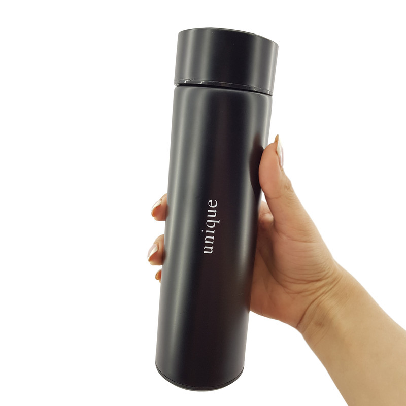 فلاسک مدل هوشمند دماسنج دار کد 07 گنجایش 0.5 لیتر
