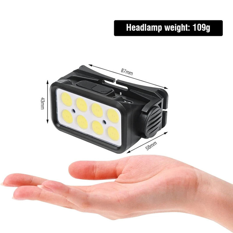 چراغ پیشانی مدل سنسوردار 5 حالته کد COB-K353 مجموعه 2 عددی