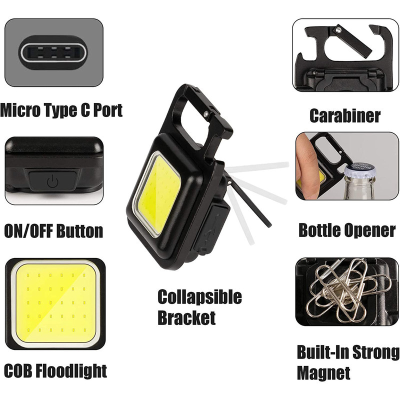 چراغ قوه ولگا مدل VOL-LED KEYCHAIN