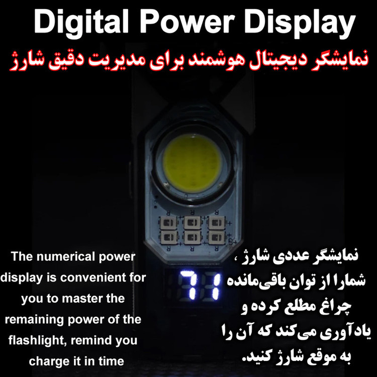چراغ پیشانی مدل YY21 با نور مهتابی