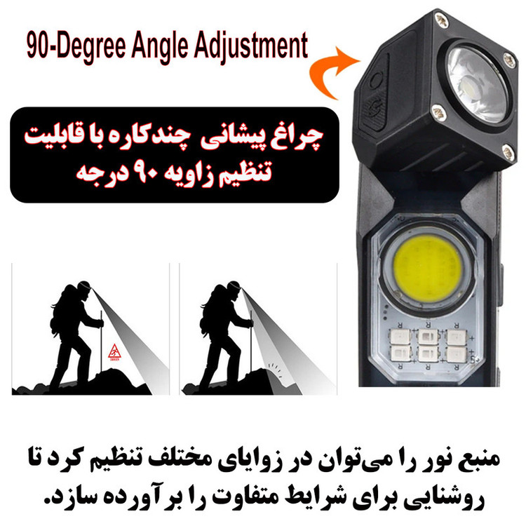 چراغ پیشانی مدل YY21 با نور مهتابی