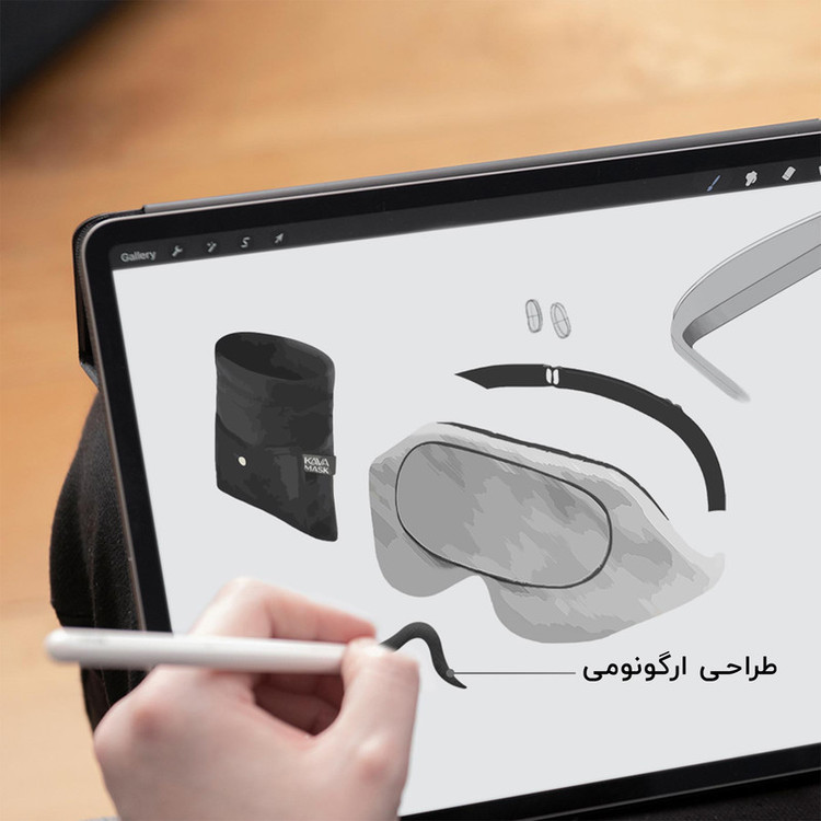 چشم بند خواب کاوا ماسک مدل بتمن