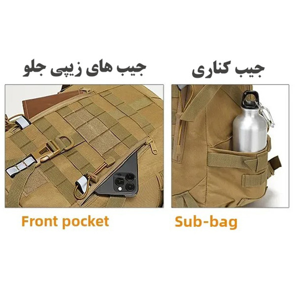 کوله پشتی کوهنوردی 40 لیتری مدل Y005